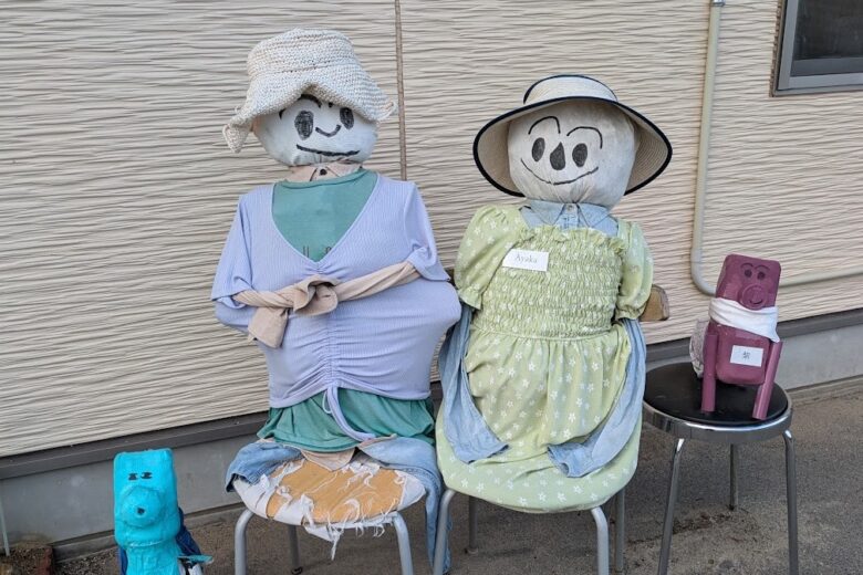 創作活動・・・案山子作りと謎の巨大構造物のサムネイル